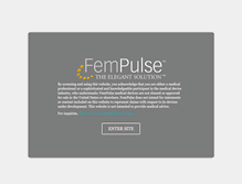 Tablet Screenshot of fempulse.com